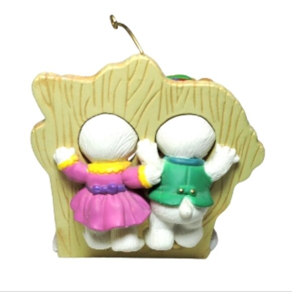 Vintage Christmas Tree Ornament Bears Posing For Photos 1997 Sweethearts Cameras - Picture 4 of 5